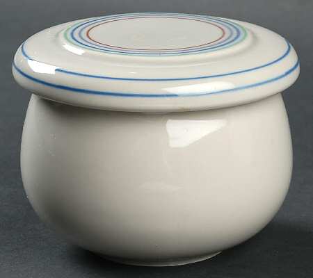 Sun Circles Sugar Bowl & Lid