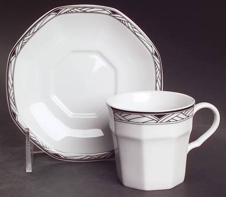 Synthesis Flat Demitasse Cup & Saucer Set