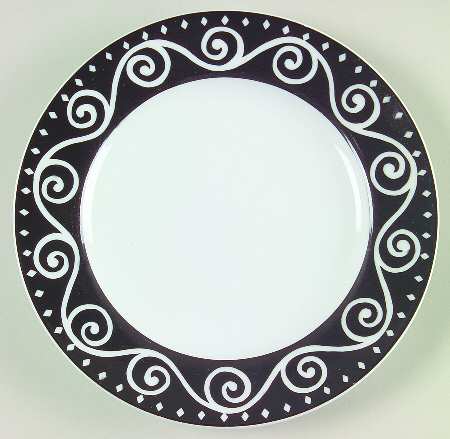 Tango Black Salad Plate