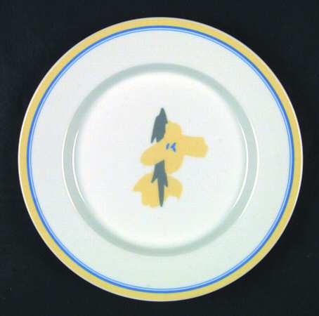 Terrace Twist Yellow Salad Plate