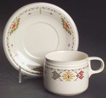 Timberline Flat Cup & Saucer Set