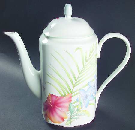 Tropical Splendor Coffee Pot & Lid