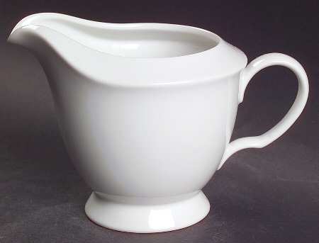 Tulip White Creamer
