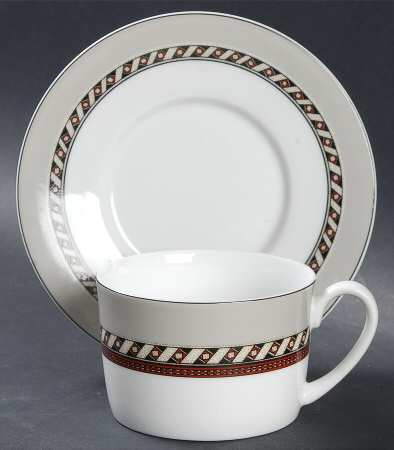 Vassar Flat Cup & Saucer Set