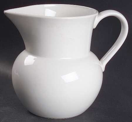 White Meringue 48 Oz Pitcher
