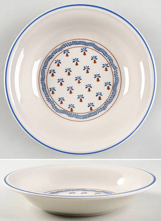 Country Field Rim Soup Bowl