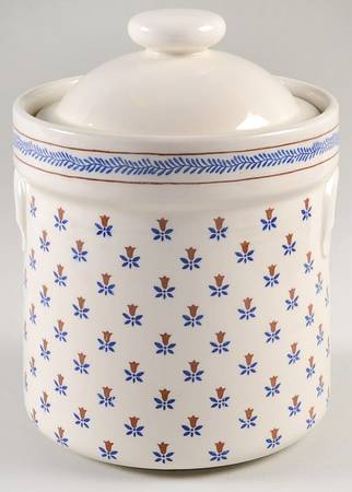 Country Field Extra Large Canister & Lid