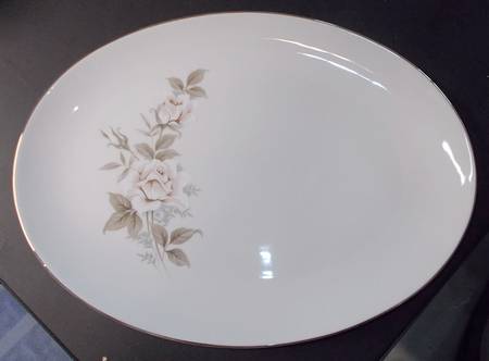 April Rose (Japan) 16" Oval Serving Platter