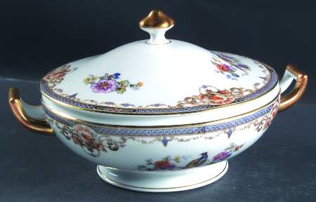 Pheasant Round Covered Vegetable