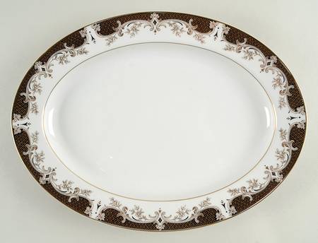 2477 14" Oval Serving Platter