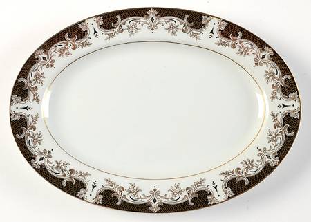 2477 10" Oval Serving Platter