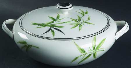 Bamboo Round Covered Vegetable