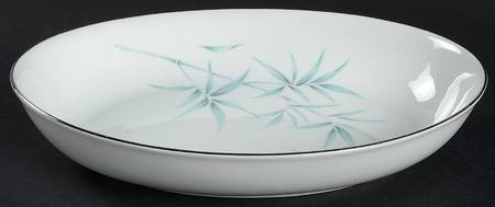 Bamboo 10" Oval Vegetable Bowl