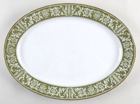 Bounty Green 16" Oval Serving Platter