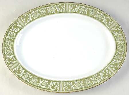 Bounty Green 16" Oval Serving Platter