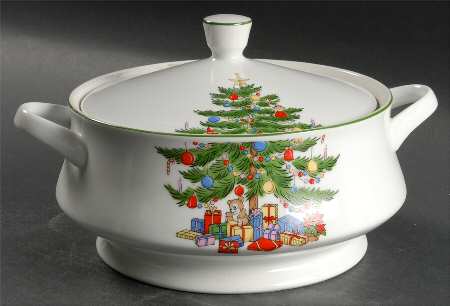 Christmas Tree Round Covered Vegetable