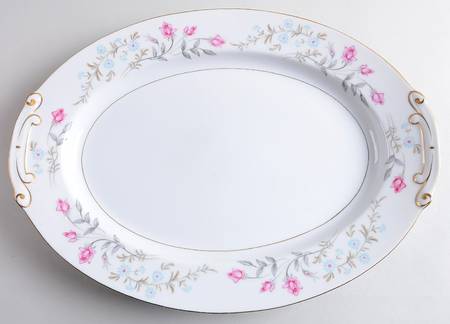 Flora 14" Oval Serving Platter