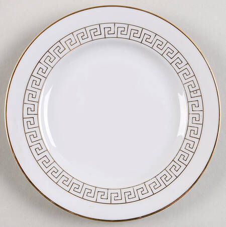 Golden Key Bread & Butter Plate