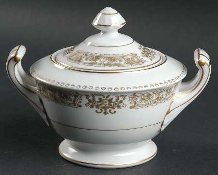 Green Dawn Sugar Bowl & Lid
