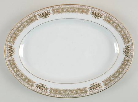 Green Dawn 12" Oval Serving Platter