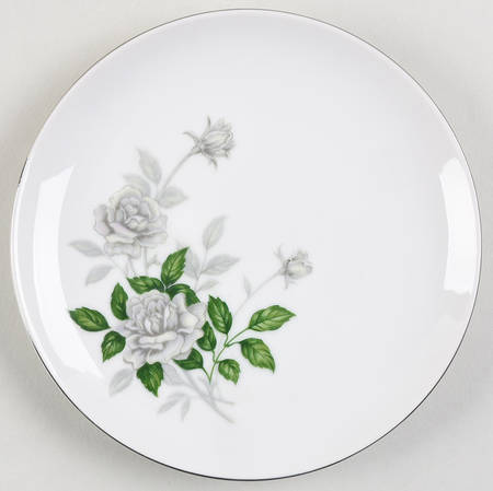Gray Pearl (Platinum Trim) Bread & Butter Plate
