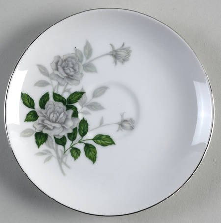 Gray Pearl (Platinum Trim) Saucer