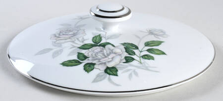 Gray Pearl (Platinum Trim) Lid for Round Vegetable