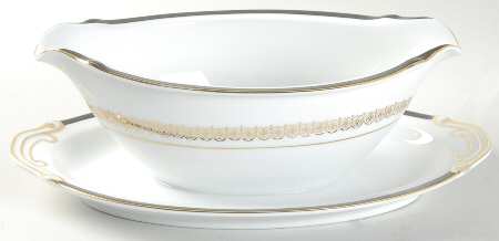 Kent Gravy Boat with Attached Underplate