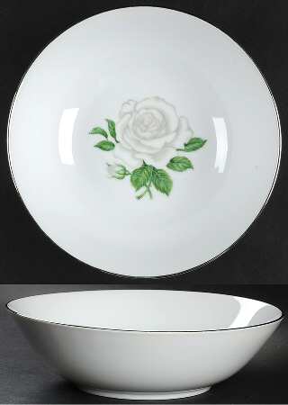 Misty Rose 9" Round Vegetable Bowl