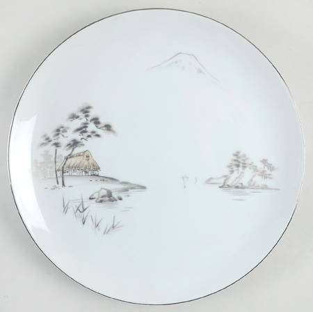 Mt. Fuji Coupe Shape 12" Chop Plate (Round Platter)
