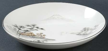 Mt. Fuji Coupe Shape Coupe Soup Bowl