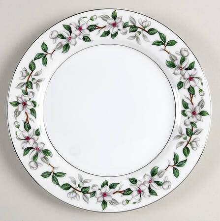 Pamela (Platinum Trim) Salad Plate