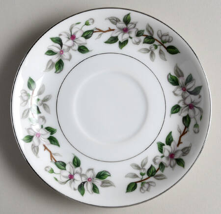 Pamela (Platinum Trim) Saucer