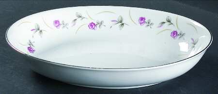 Rose Lane 10" Oval Vegetable Bowl