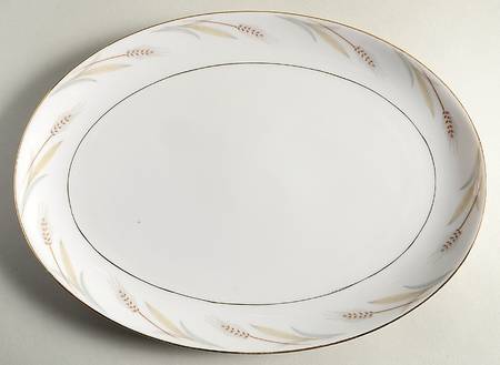 Royal Wheat 12" Oval Serving Platter