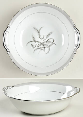 Silver Wheat 10" Round Vegetable Bowl