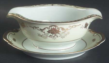 SON1 Gravy Boat with Attached Underplate