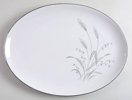 Spring Wheat 16" Oval Serving Platter