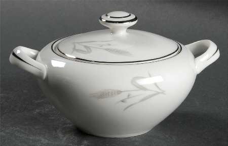 Spring Wheat Sugar Bowl & Lid