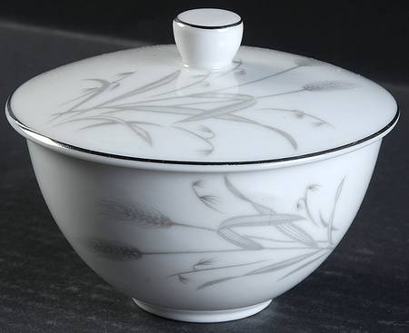 Spring Wheat Sugar Bowl & Lid