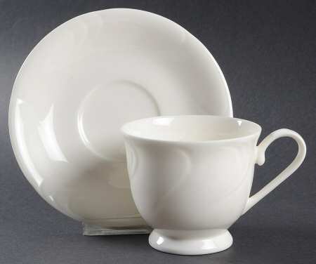 Symphony Footed Cup & Saucer Set
