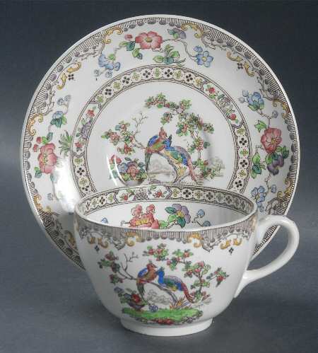 2-6606 Footed Cup & Saucer Set
