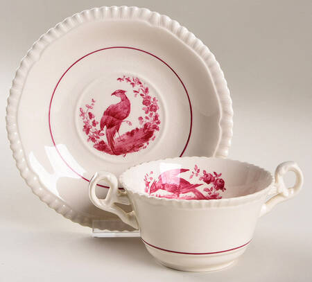 2-8223 Flat Bouillon Cup & Saucer