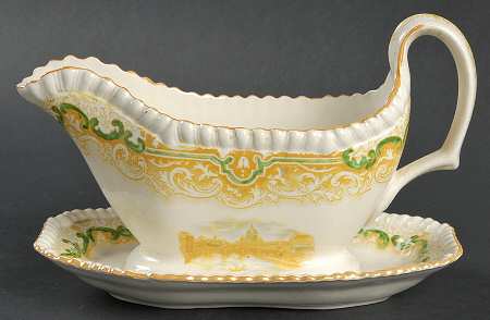 2-8304 Gravy Boat with Attached Underplate