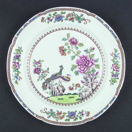 Spode's Peacock (Scalloped) by Spode