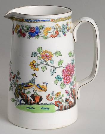 Spode's Peacock (Scalloped) 40 Oz Jug