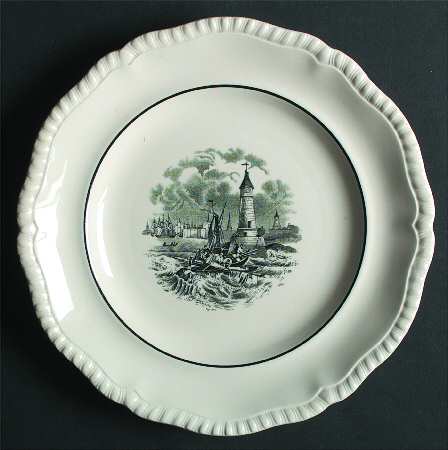 Albion Ships (Black, Verge) by Spode