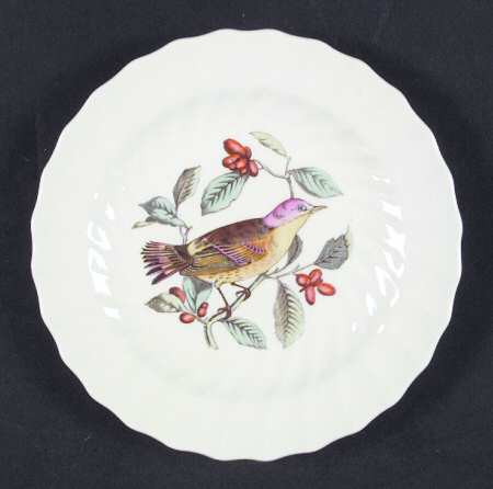 American Birds Bread & Butter Plate