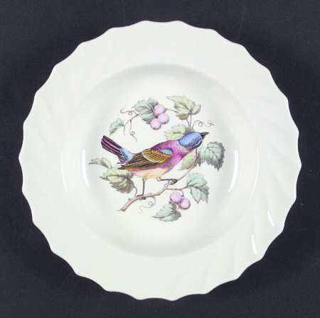 American Birds Rim Soup Bowl
