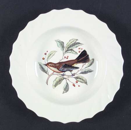 American Birds Rim Soup Bowl
